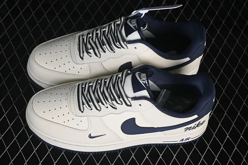 All categories Nk Air Force 1 Air Force series Nk Air Force 1 Low Air Force low-top Nike Air Force 1'07 Low off-white navy Air Force 1 low-top casual sneakers FV3694-110